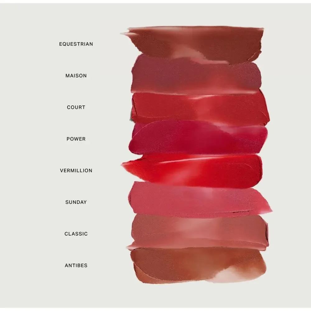 Merit Signature Lip Matte Lightweight Lipstick  Vermillion NIB Cruelty Free Chic